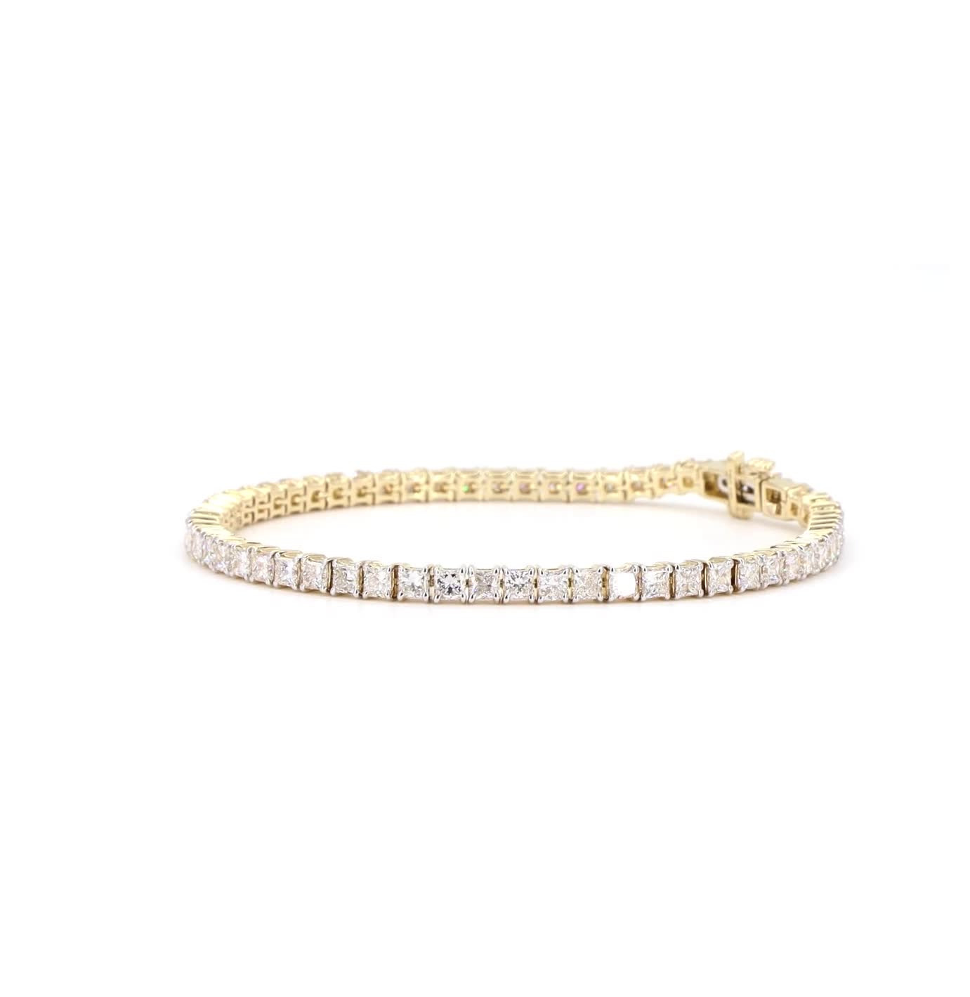 Princess Lab Grown Diamond Bracelet
