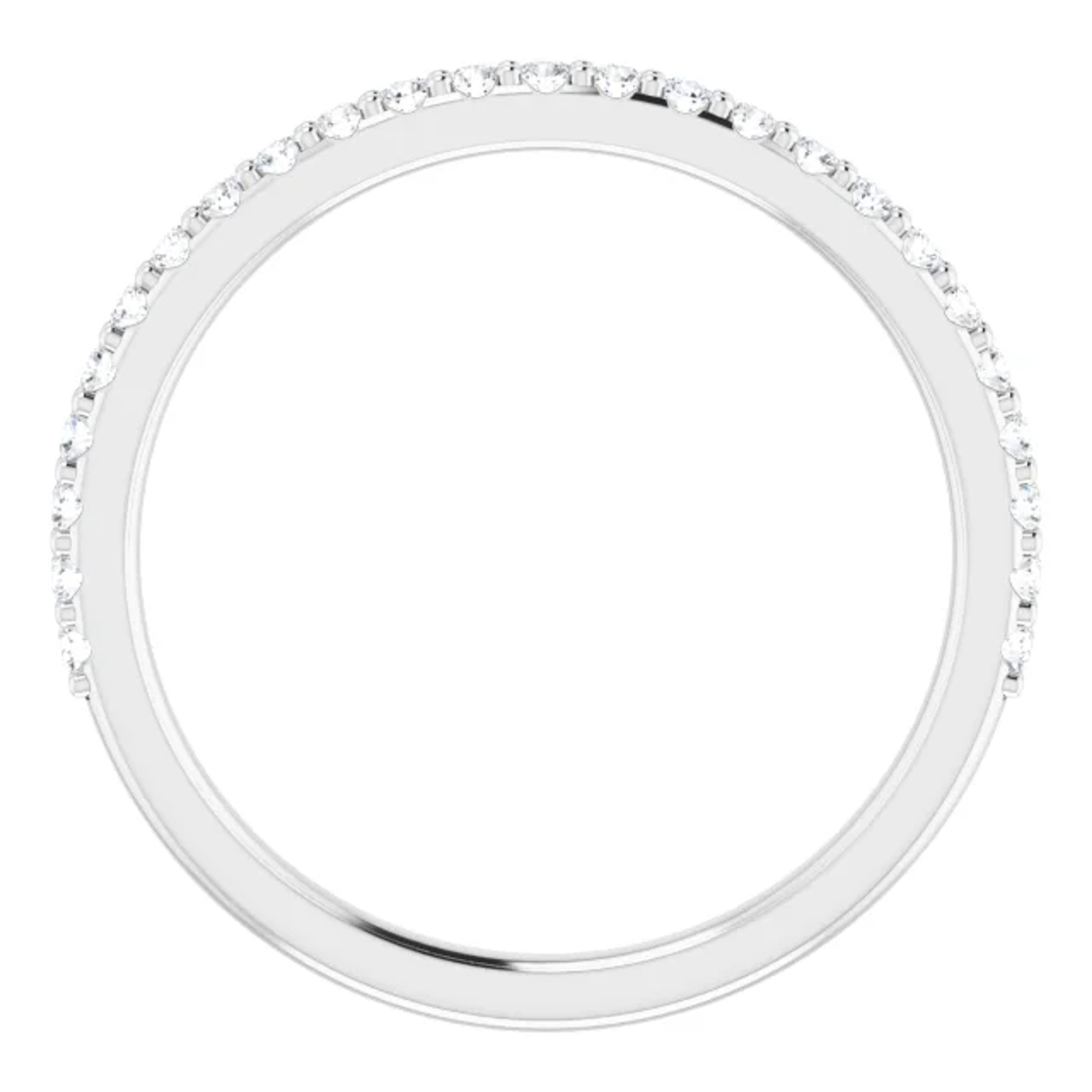 pave diamond wedding ring