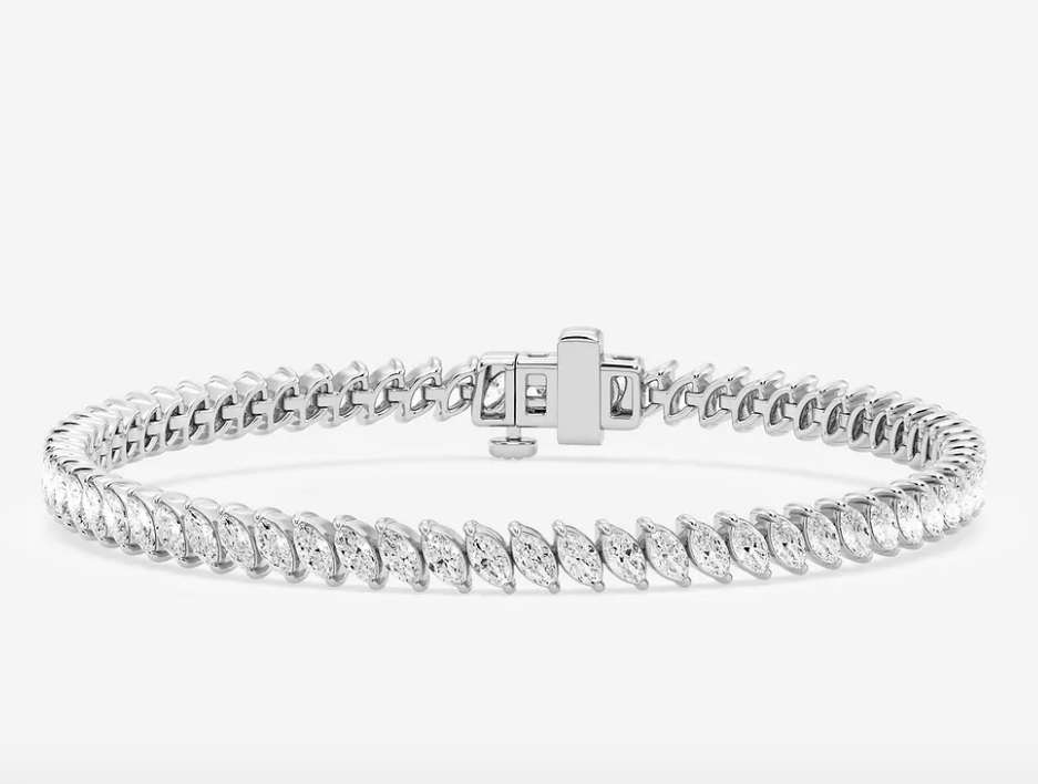 Marquise Lab Grown Diamond Bracelet