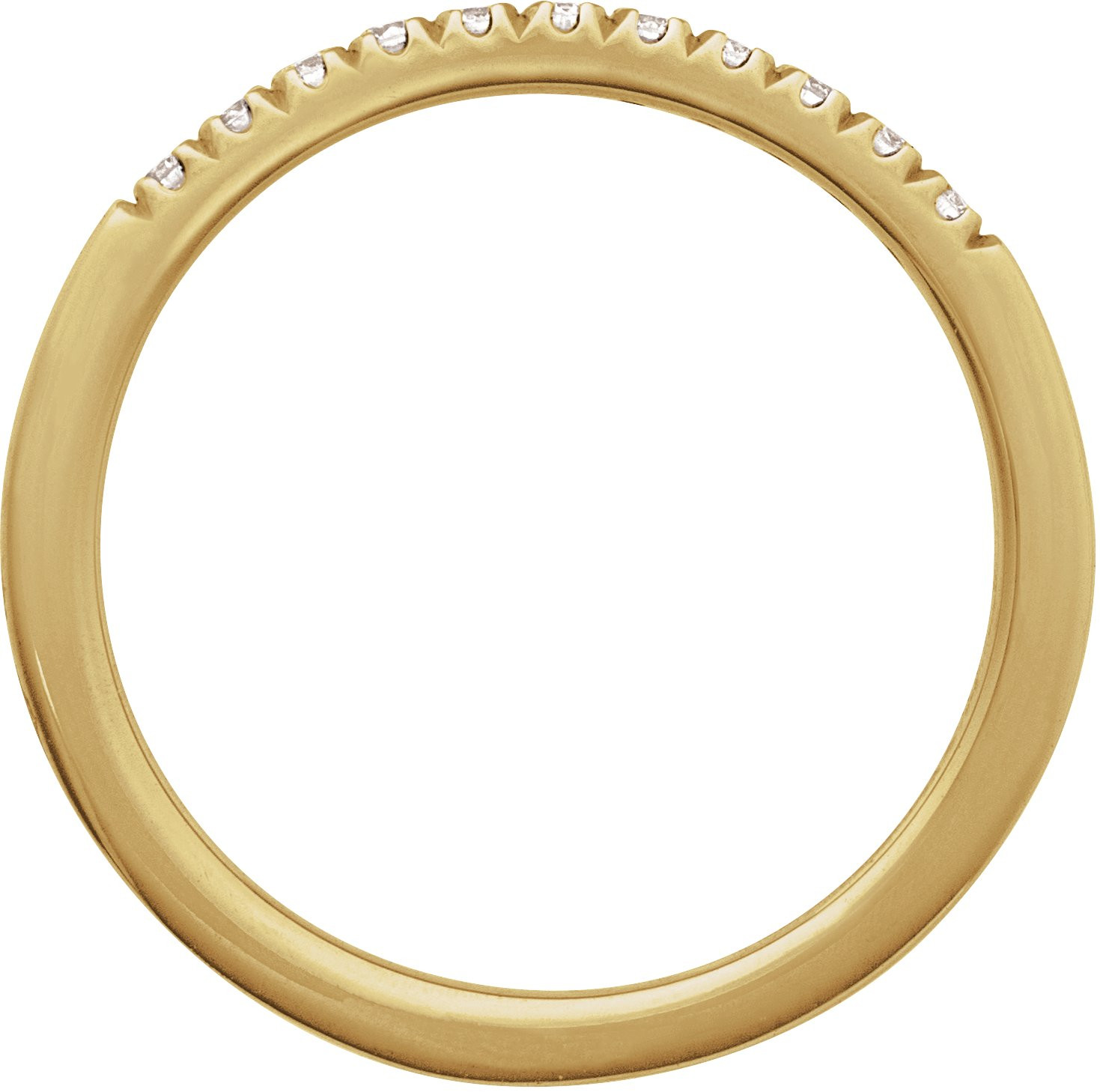 14K Yellow Gold Vermeil Gemstone Stackable Ring