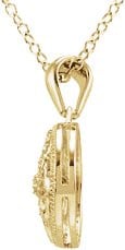 14K Yellow Gold Vermeil .05 CTW Lab-Grown Diamond 18" Necklace