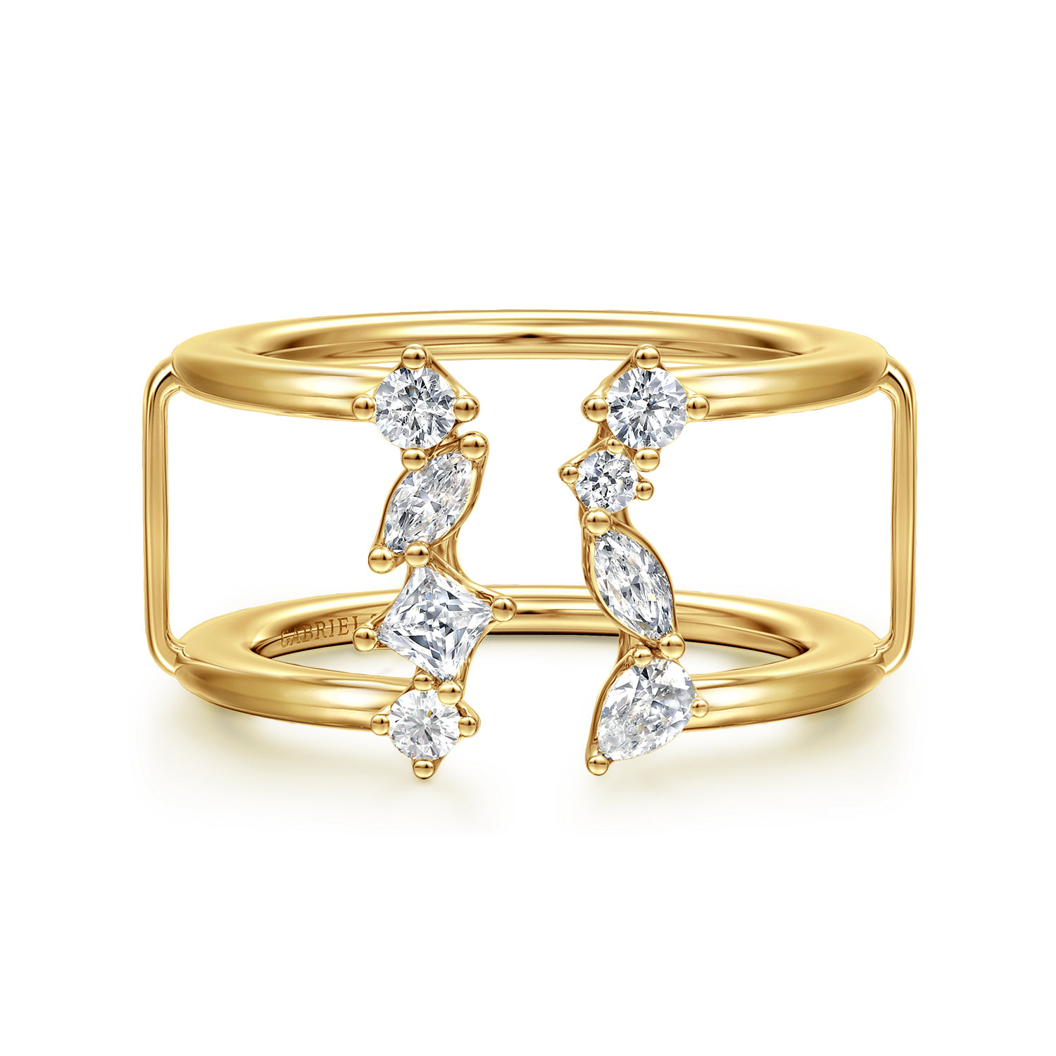 Diamond Marquise Open Smart Ring Enhancer