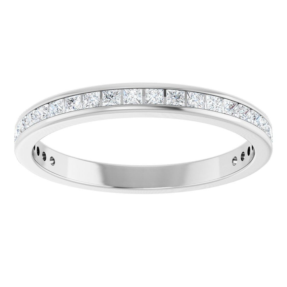 Collins Princess Channel-Set Anniversary Band