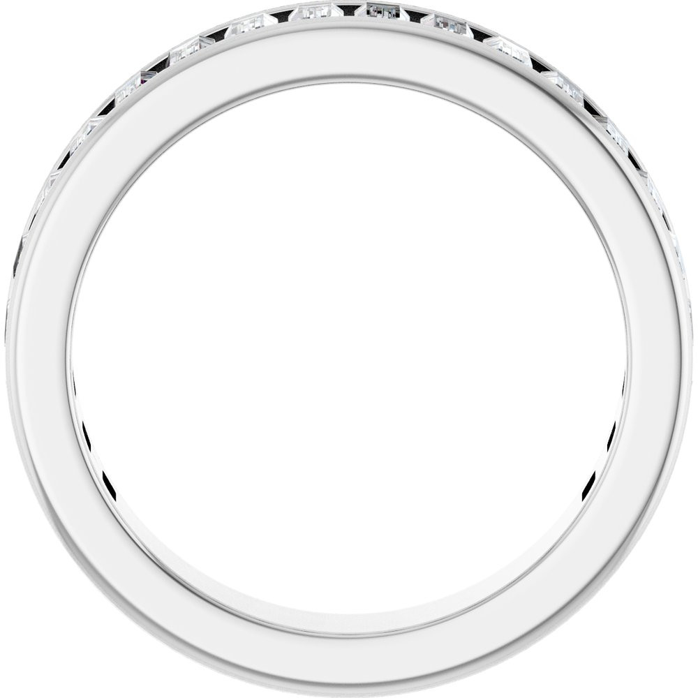 Collins Straight Baguette Channel-Set Anniversary Band