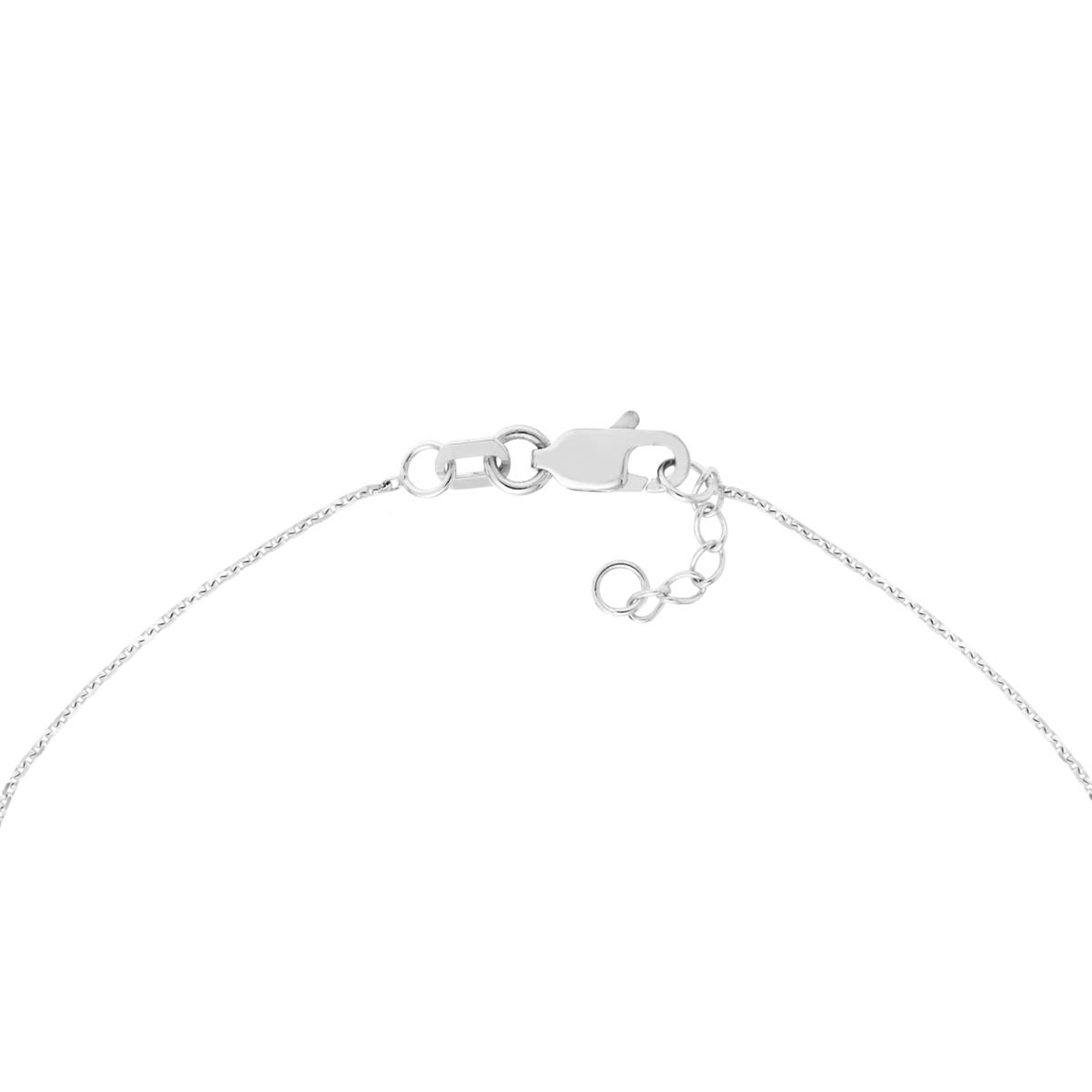 14K gold chain bracelet with heartbeat charm