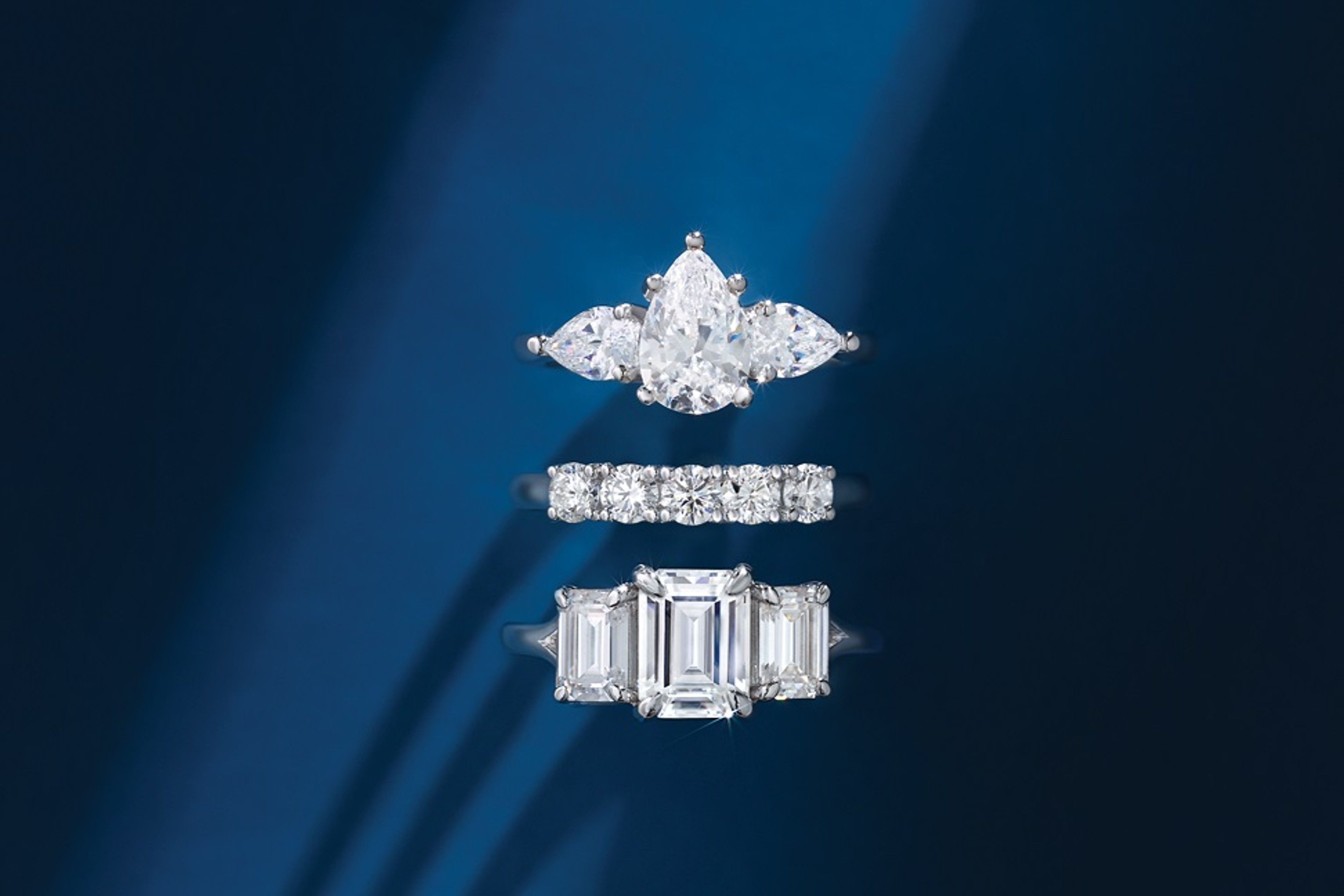 Three’s Never a Crowd with a Three-Stone Engagement Ring