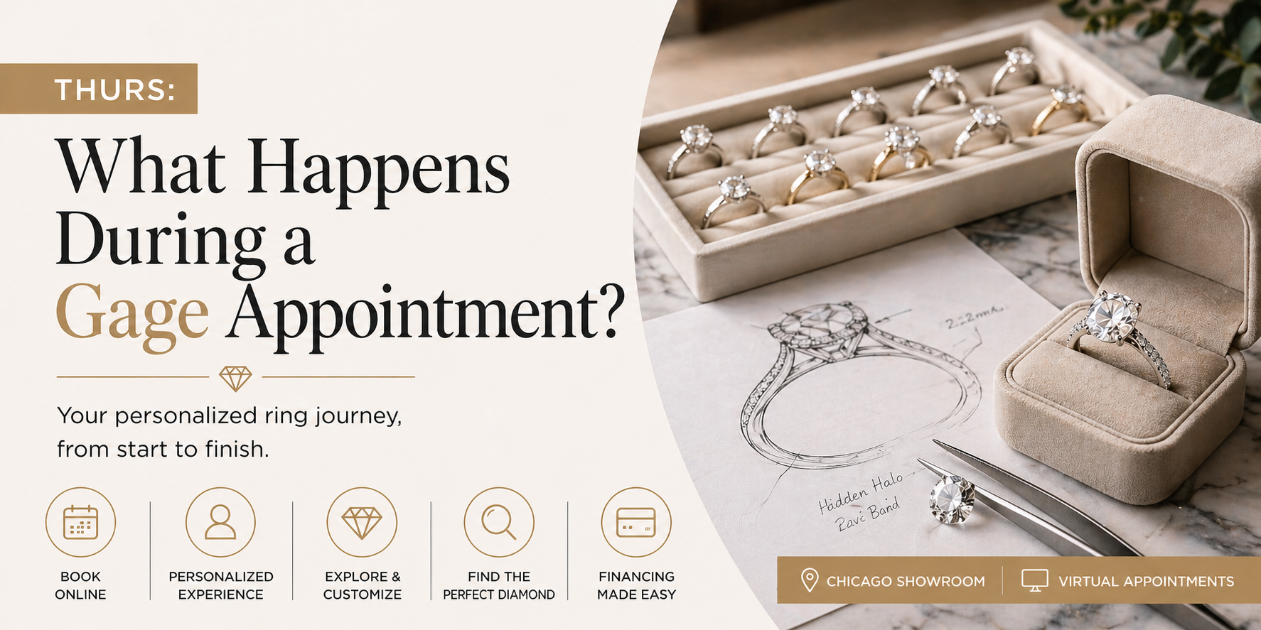 What Happens During an Appointment at Gage Diamonds? | A Truly Personalized Custom Engagement Ring Experience