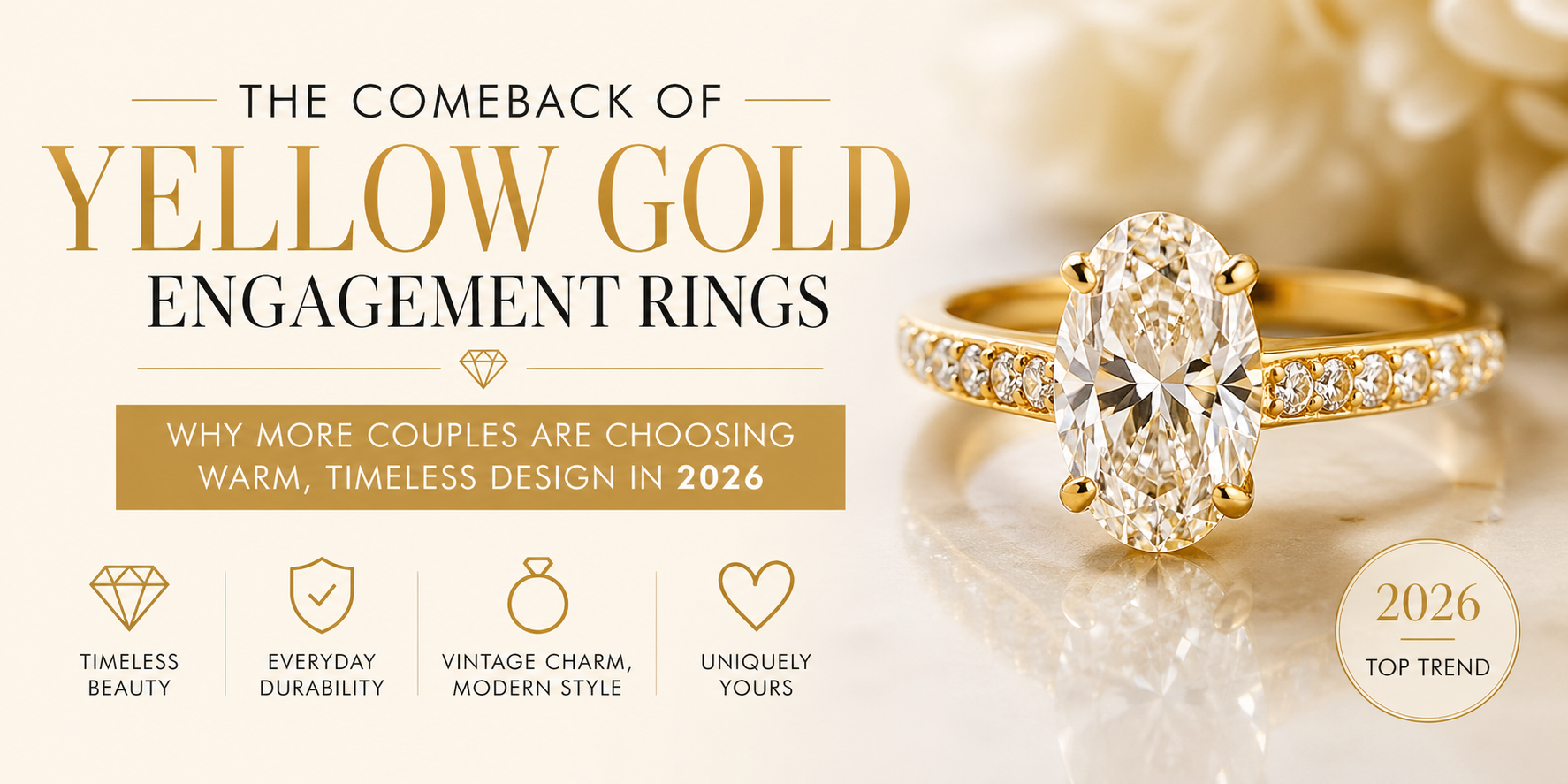 The Comeback of Yellow Gold Engagement Rings in 2026