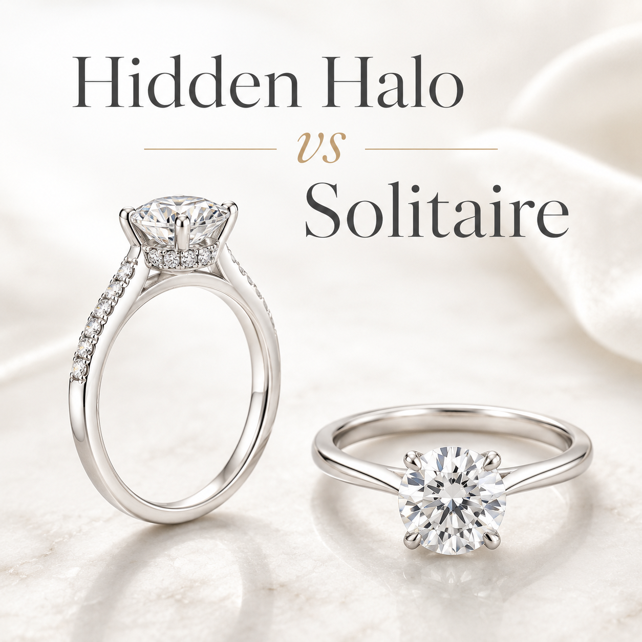 Hidden Halo vs. Solitaire Engagement Rings: Which Style Is Right for You?