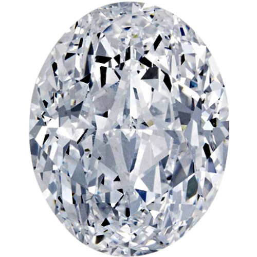 1CT Oval H SI2 Lab Grown Diamond 2865