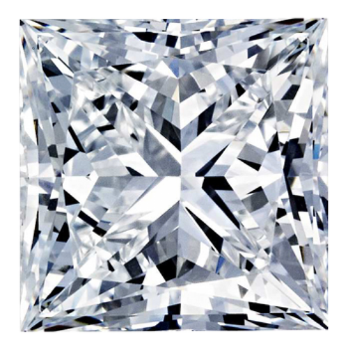 0.70CT Princess H SI2 Natural Diamond 6066