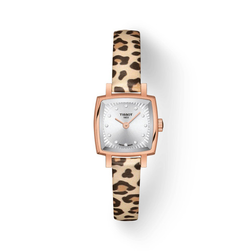 Tissot 20MM Lovely Diamond Cheetah Print Women's Watch