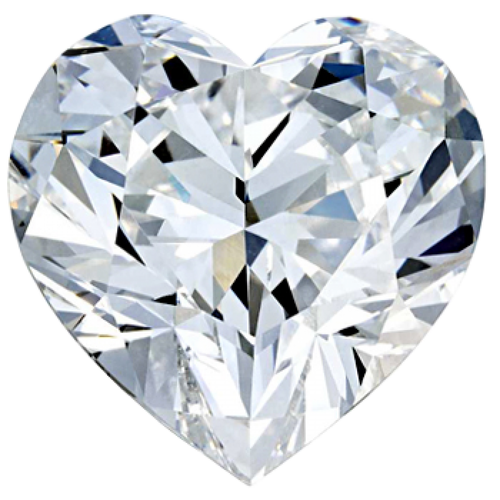 0.70CT Heart H SI2 Natural Diamond 9668