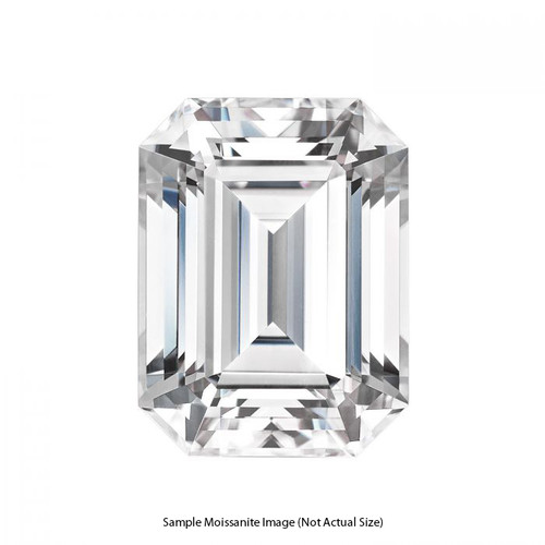 Charles & Colvard Emerald Cut Colorless Moissanite 5.0mm x 3.0mm (0.27 CT. DEW)