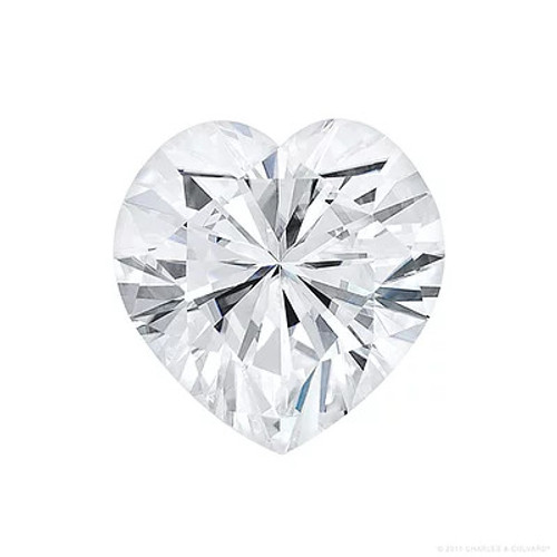 Charles & Colvard Heart Cut Colorless Moissanite 6.0mm (0.80 CT. DEW)