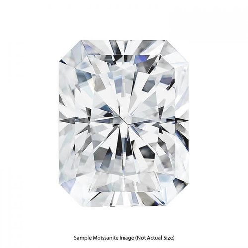 Charles & Colvard Radiant Cut Colorless Moissanite 8.5mm x 6.5mm (2.30 CT. DEW)