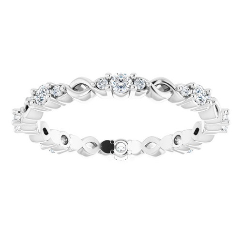 Ciara Diamond Celtic Inspired Eternity Ring (1/3 TCW)
