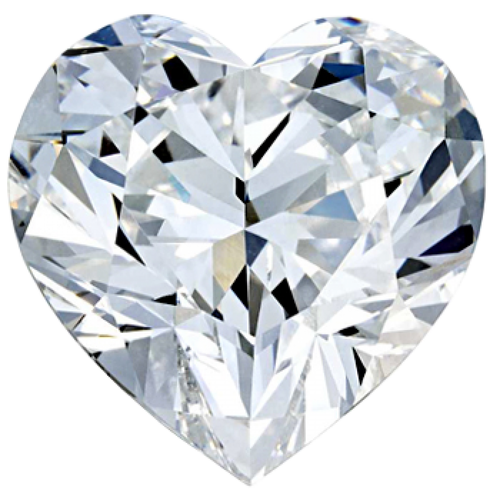 0.60CT Heart I SI1 Natural Diamond 4388
