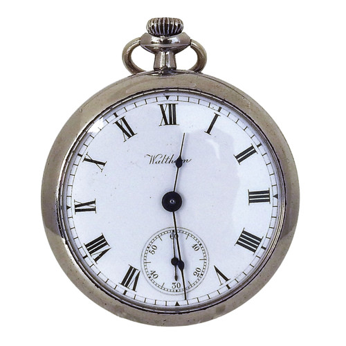 Vintage 1914 American Waltham Traveler Pocket Watch