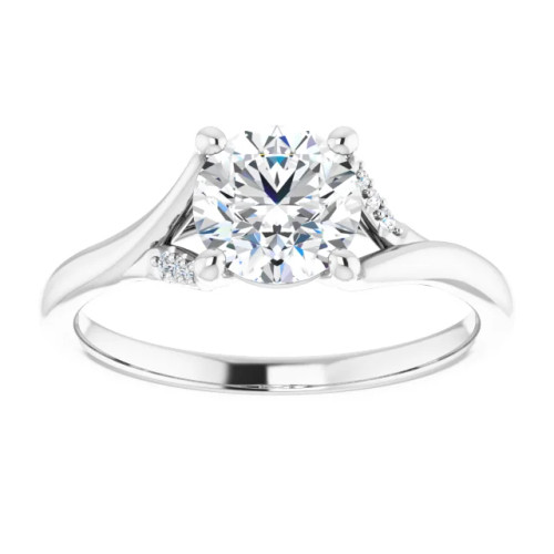 Tiana Accented Split Shank Setting