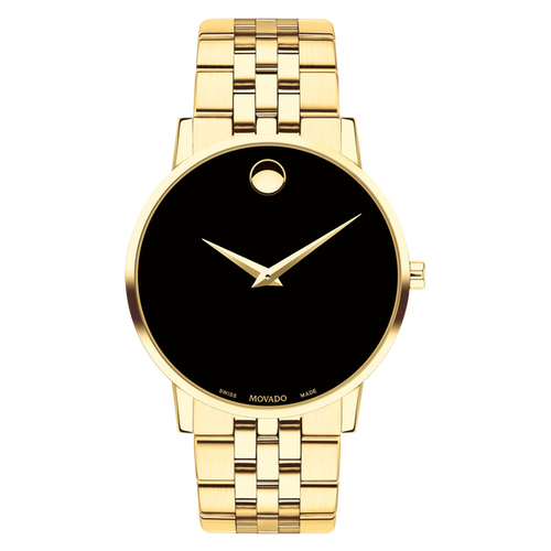 Movado 40MM Museum Classic Gold Men's Watch