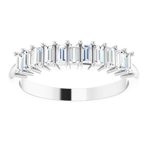Laura 14K Gold Baguette Diamond Anniversary Ring (2/3 TCW)