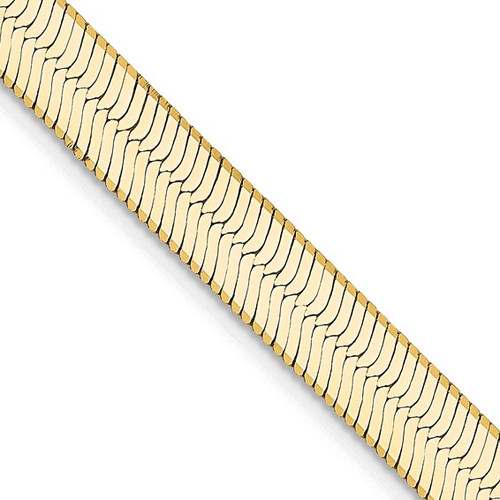 5.50mm 14K Yellow Gold Herringbone Chain