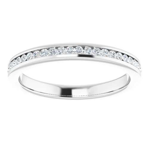 Ashley Channel-Set Diamond Anniversary Ring