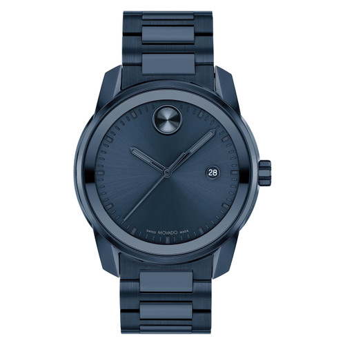 Movado 42MM BOLD Verso Blue Men's  Watch