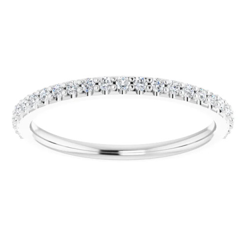 pave diamond wedding ring