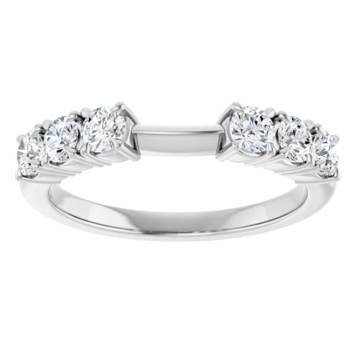 Frankie Curved Diamond Wedding Ring (2/3 TCW)