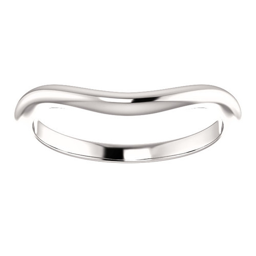 curved wedding ring