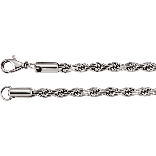 Devon Stainless Steel Rope Chain