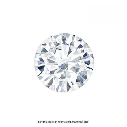 Charles & Colvard Round Cut Colorless Moissanite 5.0mm (0.50 CT. DEW)