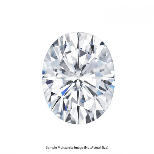 Charles & Colvard Oval Cut Colorless Moissanite 6.0mm x 4.0mm (0.50 CT. DEW)