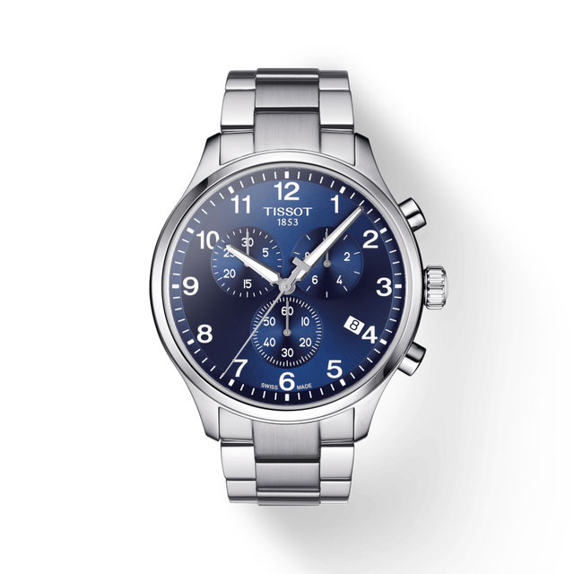 Tissot 45MM Chrono XL Classic Blue Men's Watch