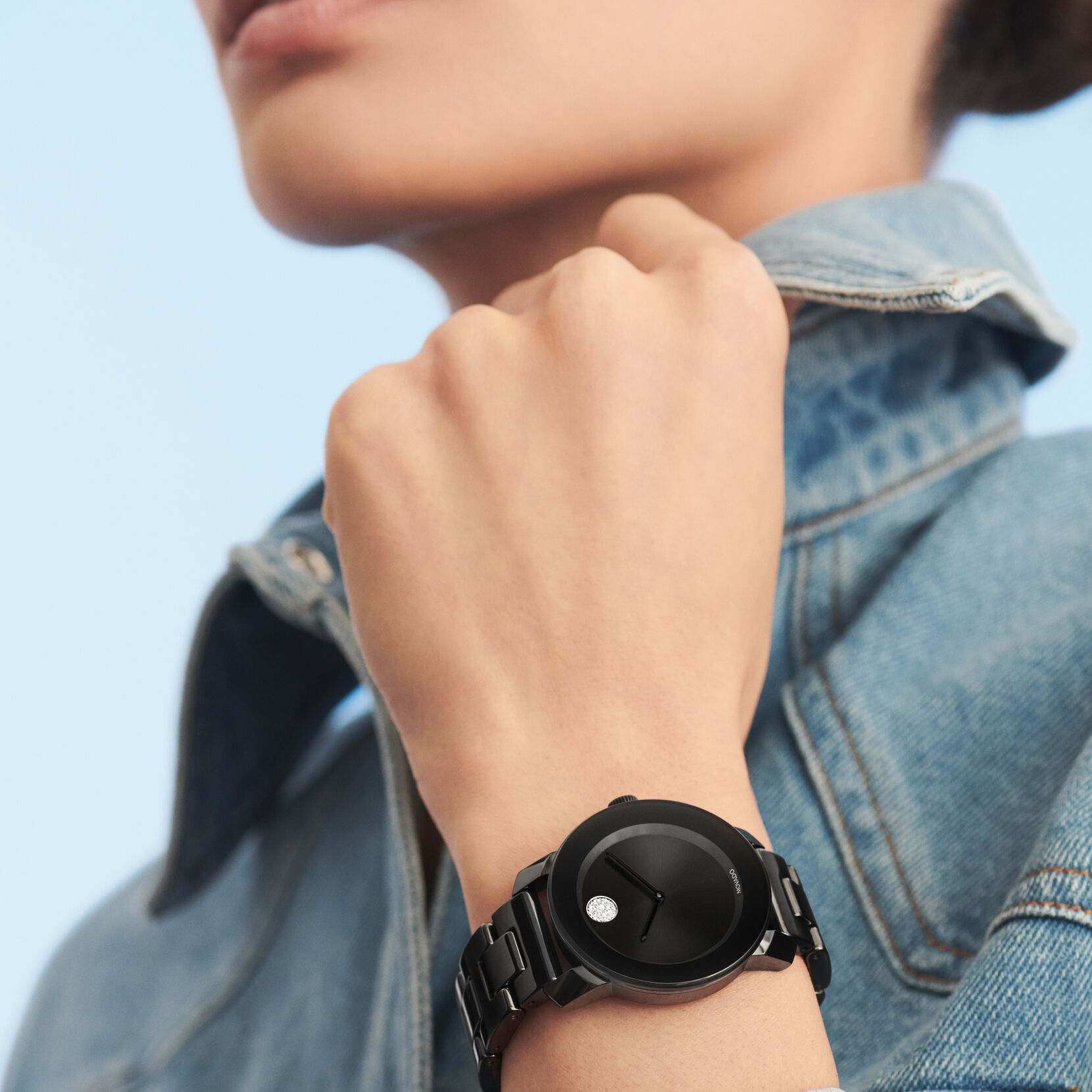 Movado bold black womens Clearance