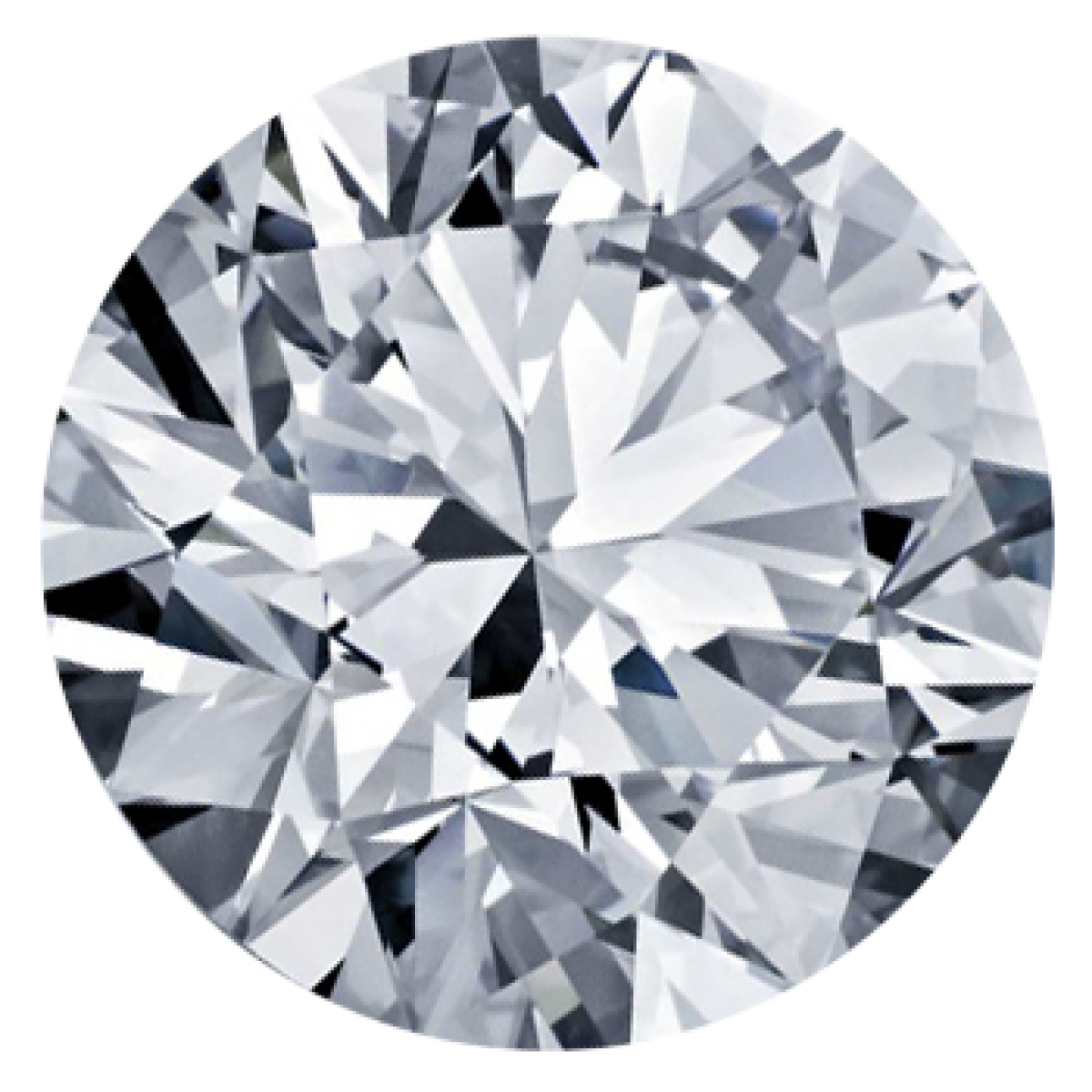 0.96CT Round H SI2 Natural Diamond 8732