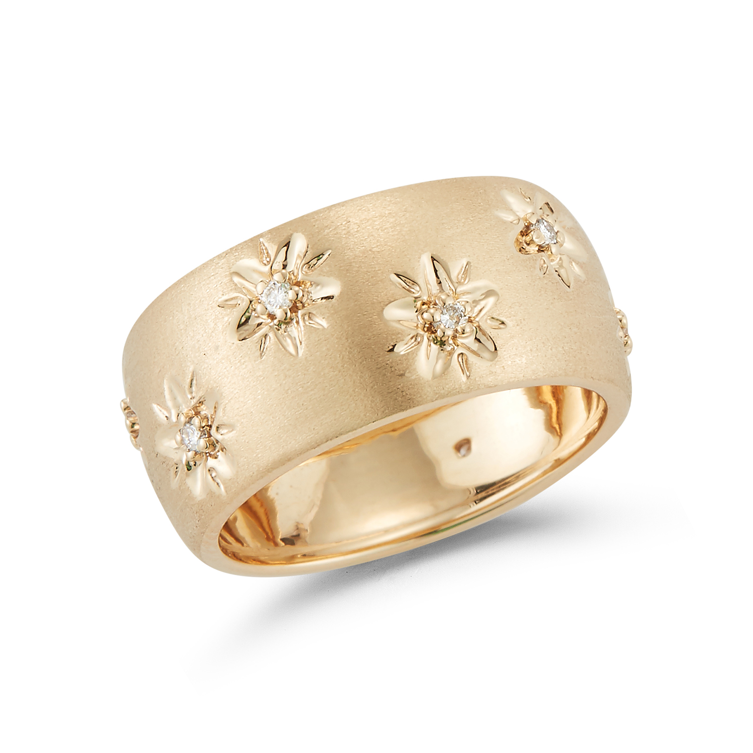 Barbela Design Skye 14K Yellow Gold Diamond Ring (1/6 TCW)