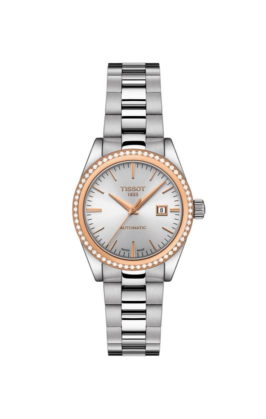 Tissot 29MM T-My Lady 18K Gold Automatic Women's Watch | Gage Diamonds