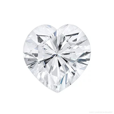 Gage Select Heart Cut Near Colorless Moissanite 7.0mm (1.20 CT. DEW)