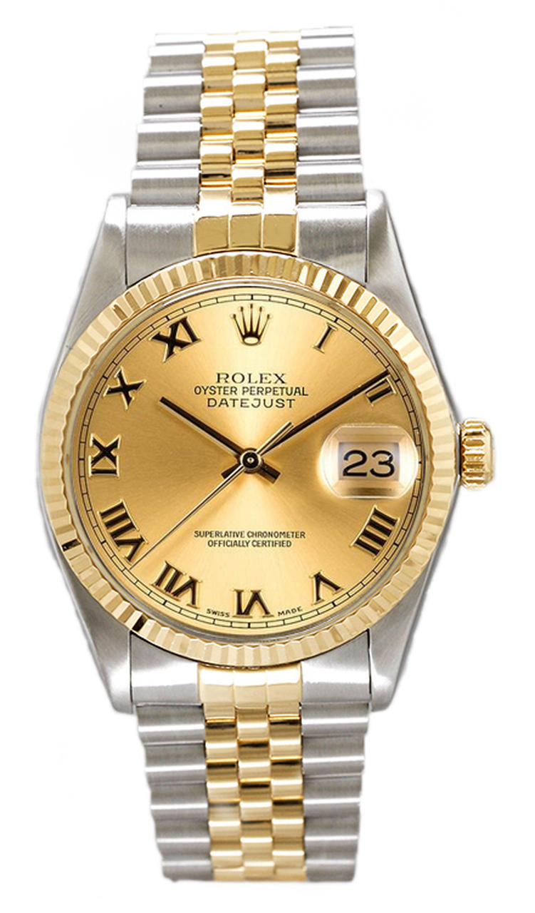 36mm Rolex Two Toned Datejust 