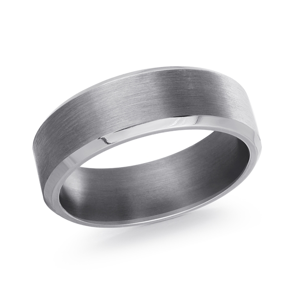 tantalum satin finish wedding ring