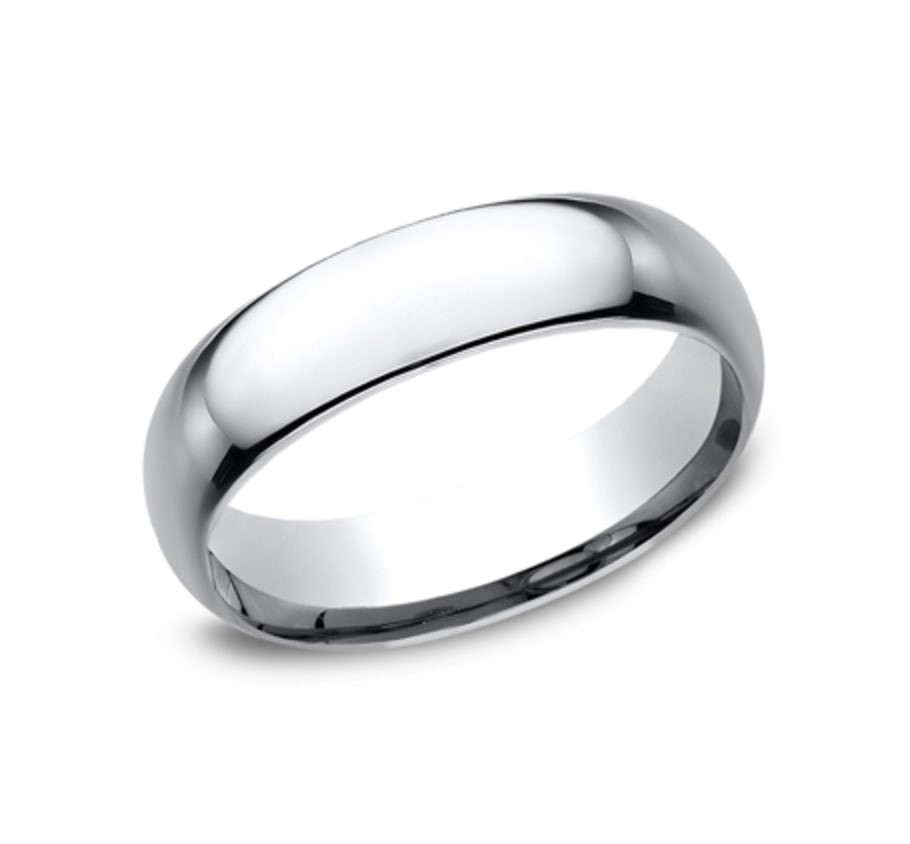 6.00 mm Cobalt Chrome High Polish Wedding Ring