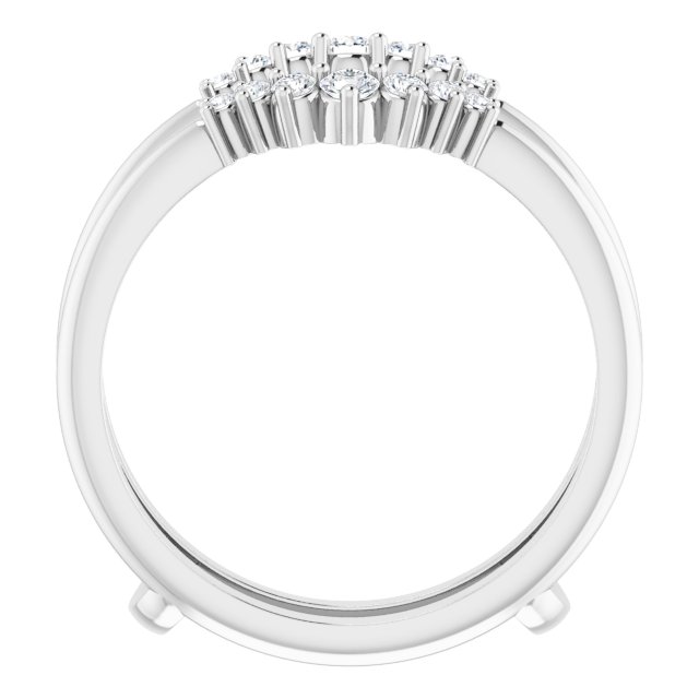 curved diamond ring enhancer