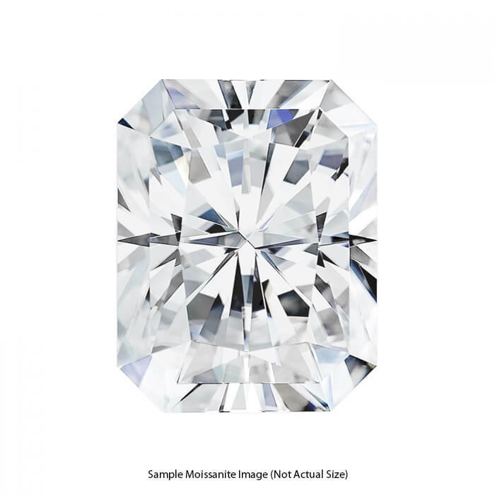 Charles & Colvard Radiant Cut Colorless Moissanite 10.0mm x 8.0mm (3.90 CT. DEW)