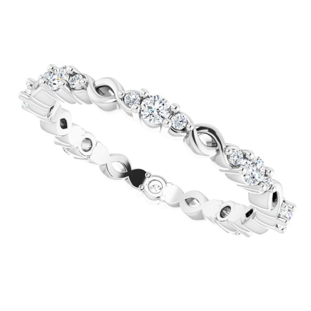 Ciara Diamond Celtic Inspired Eternity Ring (1/3 TCW)