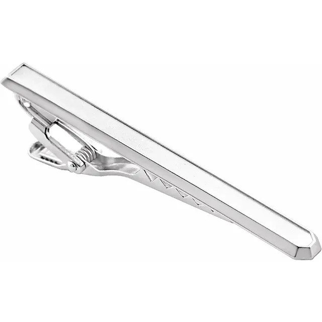 Sterling Silver Engravable Tie Bar