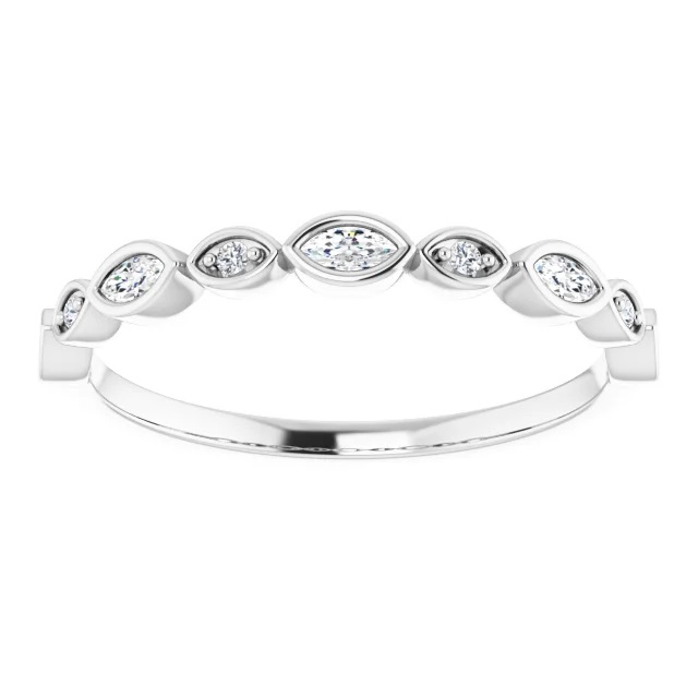 Lola Marquise Diamond Anniversary Ring