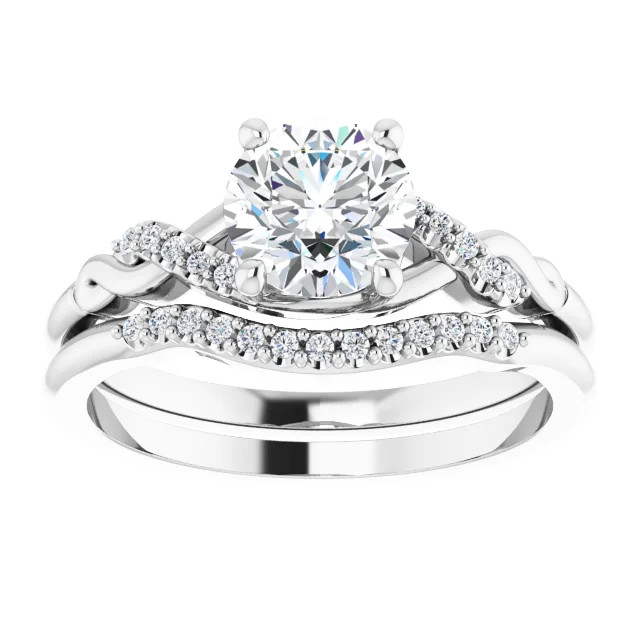 curved diamond wedding ring